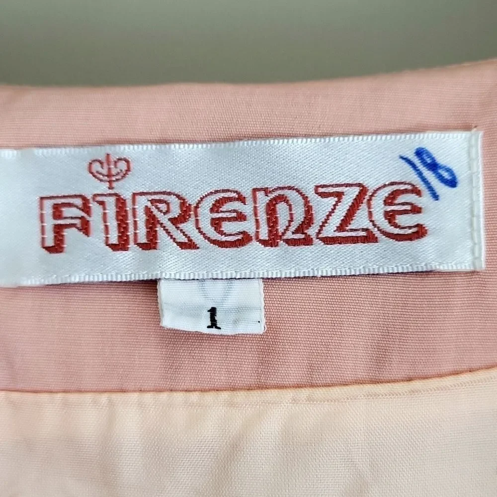 Chic Peach Hooded Jacket from Florence, Italy